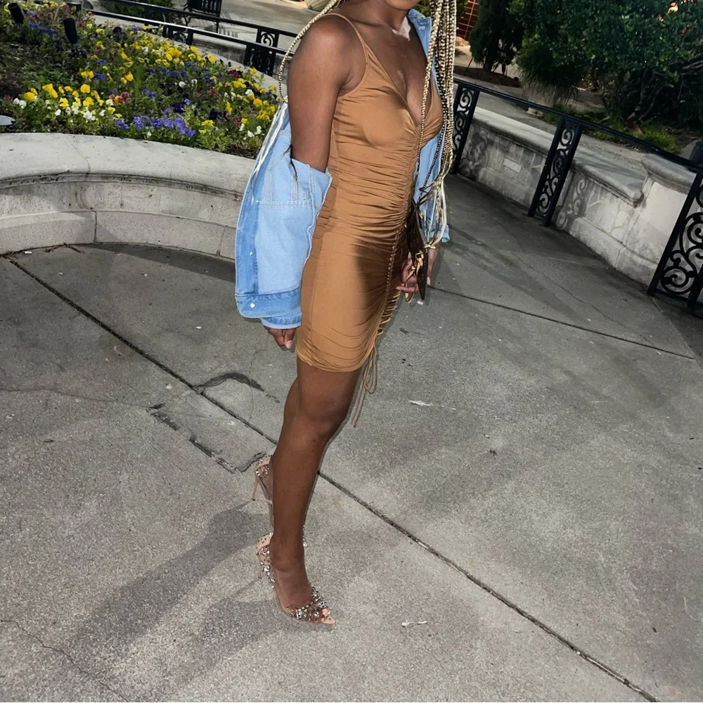 Drawstring Dress - Picture 3 of 6